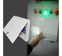 Copri Cassaforte a Muro Copertura per Quadro Elettrico con Serratura e Chiave, Copertura per Quadro Elettrico in Ferro per Decorazione Sostitutiva in Pelle, Copertura per Scatola Fusibili Interna(34cm