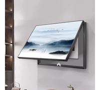 Copri Cassaforte a Muro Copertura, Verticale per Scatola Interruttori per Quadro Elettrico Decorativo, Protezione Antipolvere e Acqua, Per Ingresso Soggiorno(Black B,80 * 60cm/31.5 * 23.6in)