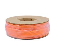 Copri Cavi 1/5M Self Closing PET Expandable Braided Sleeve Self-Closed Flexible Insulated Hose Pipe Protect Auto Cable Sock Tube Wire Wrap(Orange,13.0mm,5m)