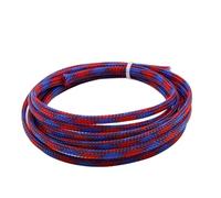 copri cavi elettrici Guaina for cavo nera in PET da 2/10 metri, guaina intrecciata isolata 2~40 mm, di protezione della linea dati for TV Computer Office Home Car(Blue Red,14mm,2 meters)