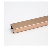 copri cavo per fili sul pavimento, Protezione for cavi da pavimento da 1 m, copertura quadrata in acciaio inossidabile for nascondere i cavi, autoadesiva(B,15x10mm)