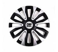 Copri Cerchioni OMP Magnum Speed Argentato Nero 15"