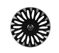 Copri Cerchioni OMP Stinger Speed Argentato Nero 15"
