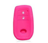 Copri Chiave Auto Pulsanti Accessori per Chiavi Auto per Auris Highper Lander pertuner Prado 150 per Camry Rav4 Crown per Land Cruiser Prado 2/3/4/5 Buttons Remote Key Case Cover-A Type Rose