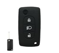 Copri Chiave Auto Pulsanti Accessori per Chiavi Auto per Citroen C4 C4L C5 C6 C8 Cactus Grand Picasso Xsara-Black