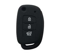 Copri Chiave Auto Pulsanti Accessori per Chiavi Auto per Hyundai Ix35 Grand I10 Elantra 2017 Tucson Sonata Ix25 I20 Creta Santa Fe GLS Reina-Black