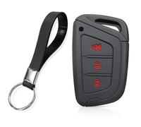 Copri Chiave Auto Pulsanti Accessori per Chiavi Auto per JAC JS4 J7 Refine E-JS4 S2 S3 S4 S5 S7 A5 X4 X7 IC5 IEV T50 T8 M6 JIAYUE-Long Black(Red)