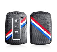 Copri Chiave Auto Pulsanti Accessori per Chiavi Auto per Prius Plus Auris Avalon Verso Rav4 per Corolla Yaris Hybrid 2013 2Buttons-3lines 3btns