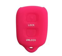 Copri Chiave Auto Pulsanti Accessori per Chiavi Auto per RAV4 per Corolla 1998-1999 Avanza Rush-Rose Red