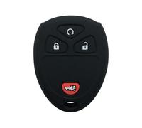 Copri Chiave Auto Pulsanti Accessori per Chiavi Auto per Tacho 900 Traverse 2007 per GMC Yukon 2007 HHR 2007 per Cadillac-Black 4btns