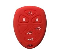 Copri Chiave Auto Pulsanti Accessori per Chiavi Auto per Tacho 900 Traverse 2007 per GMC Yukon 2007 HHR 2007 per Cadillac-Red 6btns