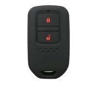 Copri Chiave Custodia Per Chiavi Auto Per Fit GP5 Per Shuttle Gp8 Per JADE Per VEZEL Per City Per Civic Per Jazz BRV 2 Pulsanti Copertura In Silicone(Black with red)