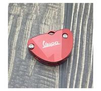 Copri Chiave per Decorazione Moto Chiavi in Allu Per Vespa Enrico Piaggio Fly 125 3vte LX LXV 125 250 GTS 300ie GTS300 Caso Portachiavi Guscio Chiave Moto In Alluminio CNC Con Copertura Completa ( C