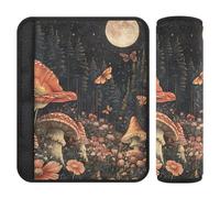 Copri cintura di sicurezza per auto, 2 pezzi, traspirante, per bambini, per donne, uomini, bambini, M, Moonlit Safari, Fantasy Art