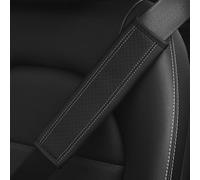 Copri cintura di sicurezza per auto da 2 pezzi, tracolla morbida, Imbottiture per imbracatura in pelle, Comodo cuscino guida, Proteggi la spalla e