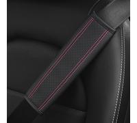 Copri cintura di sicurezza per auto da 2 pezzi, tracolla morbida, Imbottiture per imbracatura in pelle, Comodo cuscino guida, Proteggi la spalla e