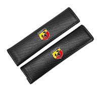 Copri Cintura Sicurezza per Auto 2 Pezzi, per Abarth 595 500 124 Spider, Imbottitura Imbracatura, Cuscino Protezione Sicurezza Spalline, Accessori Decorazione di Interni