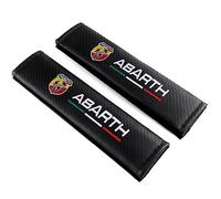 Copri Cintura Sicurezza per Auto 2 Pezzi, per Abarth, Imbottitura Imbracatura, Cuscino Protezione Sicurezza Spalline, Accessori Decorazione di Interni