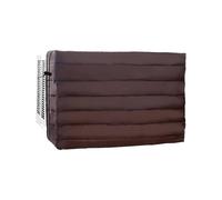 Copri Climatizzatore, Copricondizionatore, Copertura per Condizionatore D'aria Interno, Tessuto di Cotone Spesso, con Coulisse(Brown,70x9x50cm/27.5x3.5x19.6in)