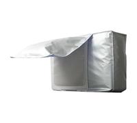 Copri Condizionatore, Copri Condizionatore Esterno Tessuto in Poliestere con Rete Traspirante per Tutte le Stagioni, Non è Necessario Rimuoverlo Quando si Accende(80x30x57cm/31.5x12x22in)