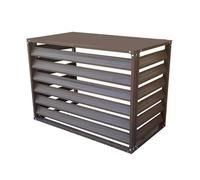 Copri Condizionatore Da Esterno, Copri Motore Condizionatore Esterno Da 1,5/3/5 HP, Protezione, Copertura Esterna Per Condizionatore, Portafiori(Brown,110x60x80cm(Four sides))