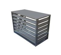 Copri Condizionatore Da Esterno, Copri Motore Condizionatore Esterno Da 1,5/3/5 HP, Protezione, Copertura Esterna Per Condizionatore, Portafiori(Gray,100x50x70cm (Four sides))