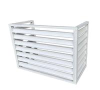 Copri Condizionatore da Esterno in Acciaio. Applicabile all'unità Esterna del Condizionatore d'aria 1,5P. Dimensioni Diametro Esterno 100 X 50 X 70 cm(White,Three sides)