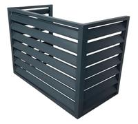 Copri Condizionatore da Esterno in Alluminio, Copertura for condizionatore d'aria for unità esterne, recinzione for nascondere il condizionatore d'aria, adatta for esterni(Grey,100 * 50 * 70cm)