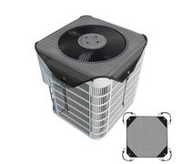 Copri Condizionatore da Esterno in Rete, Copertura Condizionatore Esterno Nonpolvere Durevoli con 4 Ganci Universale per Tutte le Stagioni(81x81cm/31x31in)