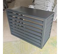 Copri Condizionatore Da Esterno, Telaio Esterno Del Condizionatore D'Aria In Lega Di Alluminio, Copri Motore Condizionatore Esterno, Mobile Copri Condizionatore(Gray,110x60x80cm)