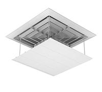 Copri Condizionatore, Distributore Deflettore Uscita Aria, Facile da Installare, Soffitto Casa/Ufficio, Deflettore Centrale Quadrato per Climatizzatore, Diffusore Condizionatore(Size:60x60cm)