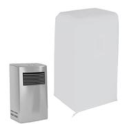 Copri Condizionatore Interno Esterno, Copertura per Condizionatore Portatile, Anti Polvere Anti-Neve Impermeabile Sunproof Telo Cappottina per Climatizzatore, 40x46x75cm (Bianco)