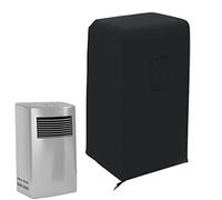 Copri Condizionatore Interno Esterno, Copertura per Condizionatore Portatile, Anti Polvere Anti-Neve Impermeabile Sunproof Telo Cappottina per Climatizzatore, 40x46x75cm (Nero)