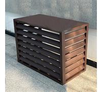 Copri condizionatore mini split unità esterna, copribidoni spazzatura esterna, staffe condizionatore esterno, robusto e durevole, abbattimento acustico, adatto per giardini, balconi, muri, terrazzi (
