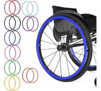 Copri Corrimano Per Sedia A Rotelle, Coperture For Bordo Di Spinta For Sedia A Rotelle Antiscivolo Resistente All'Usura Copertura Protettiva In Silicone Accessori Per Sedie A Rotelle(1,22 inches)