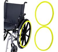 Copri Corrimano Per Sedie A Rotelle 24 Pollici Copertura Di Protezione Per Anello Di Spinta Della Ruota Posteriore In Silicone Accessori Per Sedie A Rotelle Copertura A Spinta Manuale(6)