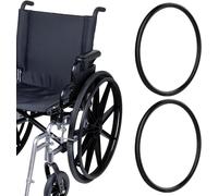 Copri Corrimano Per Sedie A Rotelle 24 Pollici Copertura Di Protezione Per Anello Di Spinta Della Ruota Posteriore In Silicone Accessori Per Sedie A Rotelle Copertura A Spinta Manuale(2)