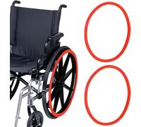 Copri Corrimano Per Sedie A Rotelle 24 Pollici Copertura Di Protezione Per Anello Di Spinta Della Ruota Posteriore In Silicone Accessori Per Sedie A Rotelle Copertura A Spinta Manuale(1)