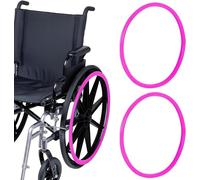 Copri Corrimano Per Sedie A Rotelle 24 Pollici Copertura Di Protezione Per Anello Di Spinta Della Ruota Posteriore In Silicone Accessori Per Sedie A Rotelle Copertura A Spinta Manuale(5)