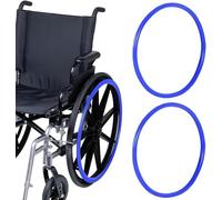 Copri Corrimano Per Sedie A Rotelle 24 Pollici Copertura Di Protezione Per Anello Di Spinta Della Ruota Posteriore In Silicone Accessori Per Sedie A Rotelle Copertura A Spinta Manuale(3)