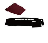 Copri Cruscotto Auto Adatto per Toyota HiAce 200 Series 2011-2018 wide version Tappetino parasole Antiriflesso Isolamento Termico Impermeabilizzazione(Red,With sensor hole)