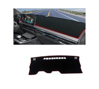 Copri Cruscotto Auto Cruscotto Copertura Evitare La Luce Antiscivolo Zerbino Protector Compatibile Con MG 4 MG4 EV EH32 Mulan Elettrico 2022 2023 2024(A Red Side LHD)