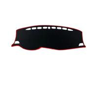 Copri Cruscotto Compatibile Con Changan Per CS15 2019-2023 2024 LHD RHD Copertura Per Cruscotto Auto Tappetino Pannello Strumenti Parasole Tappeto(Right Hand Drive,Black Red Edge)