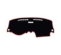 Copri Cruscotto Compatibile Con Chevrolet Per Aveo T200 Kalos Lova 2003-2010 2011 Copertura Per Cruscotto Auto Parasole Protezione Per Moquette(Right Hand Drive,Black Red Edge)