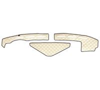 COPRI CRUSCOTTO ECOPELLE ELEGANCE CHAMPAGNE SPECIFICO RENAULT T CON SENSORE