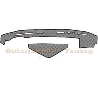 COPRI CRUSCOTTO IN ECOPELLE ELEGANCE GRIGIO SPECIFICO PER RENAULT T