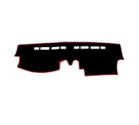 Copri Cruscotto Tappetino Compatibile Con Haval Per H3 H5 2010 2011 2012 Copertura Per Cruscotto Tappetino Antiscivolo Parasole Tappeto Per Auto(Left Hand Drive,Black Red Edge)