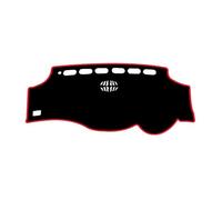 Copri Cruscotto Tappetino Compatibile Con Toyota Per Alphard Vellfire 2008-2016 2017 Dashmat Dashboard Cover Pad Parasole Cruscotto Tappeto(Left Hand Drive,Black Red Edge)