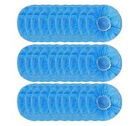 Copri Cuffie Monouso, QeeFop 100 Pezzi Sanitario e Monouso Fodere Elastiche per Cuffie Cover Protettiva, Adatti per Cuffie Intrauricolari/Auricolari da 8,5 a 11 cm (Blu)
