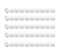 Copri dadi esagonali, 50 pezzi da 18 mm, tappi di protezione per bulloni a cupola, in plastica, per bulloni, viti esagonali esagonali, senza filettatura, colore bianco M12 x 18 x 23